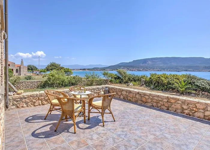 Villa Sea Front Stone Near Monemvasia
